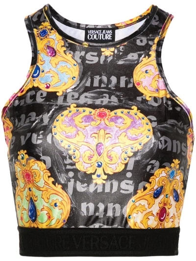 Versace Jeans Couture Top In Multicolour