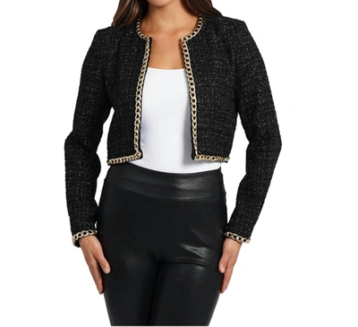 Love Token Elizabeth Bolero Blazer In Black