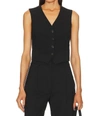 VERONICA BEARD BENNETT VEST IN BLACK