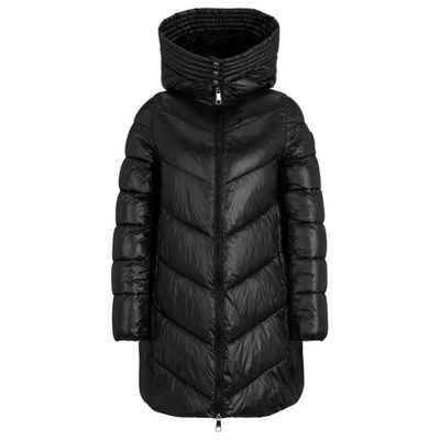 Hugo Boss Regular-fit Puffer Jacket In Water-repellent Gloss Fabric In Black