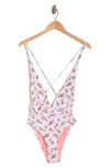 Maaji Fressia Safari One-piece Swimsuit In White