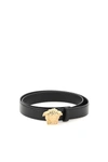 VERSACE VERSACE MEDUSA BUCKLE LEATHER BELT MEN