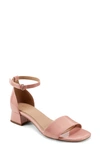 Easy Spirit Women's Sheila Square Toe Block Heel Dress Sandals In Pink