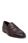 To Boot New York Deville Leather Penny Loafer In Wood