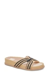 DOLCE VITA SELDA RAFFIA SLIDE SANDAL