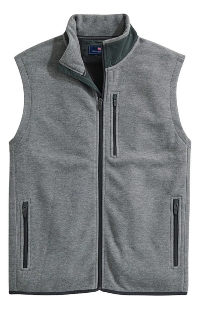 Vineyard Vines Mountain Sweater Fleece Vest In 8872 Ultim