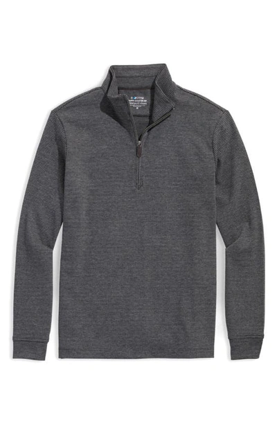 Vineyard Vines Bluffs Performance Quarter-zip Pullover In Grey Harbor