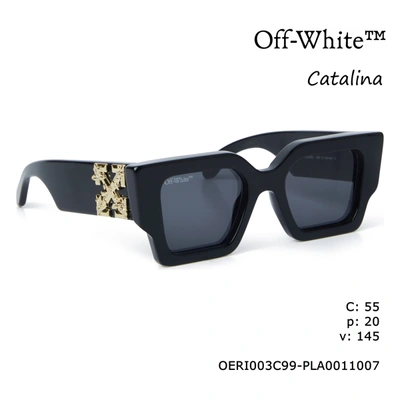 Pre-owned Vision Off-white Sunglasses Catalina In Black