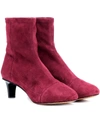 ISABEL MARANT DAEVEL SUEDE ANKLE BOOTS,P00260305