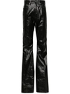Rick Owens Lido Bolan Bootcut Trousers In Black