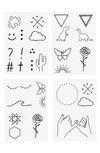 Inked By Dani Barely There Temporary Tattoos In Black