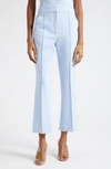 Veronica Beard Tani Ankle Flare Pants In Ice Blue
