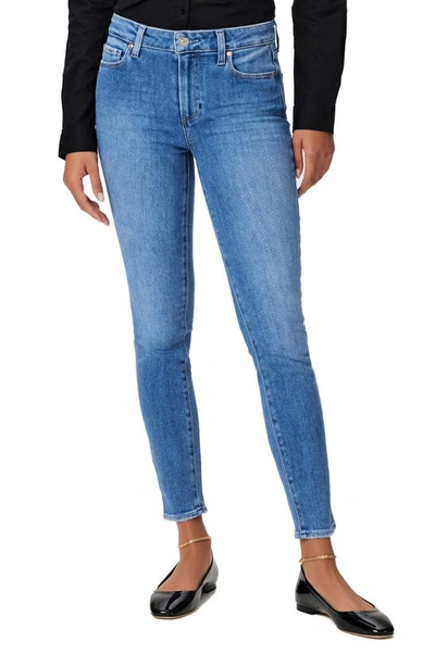 Paige Hoxton Ankle Skinny High-rise Jeans In Blue