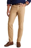 Vineyard Vines On The Go Canvas Five Pocket Pants In Officer Khaki