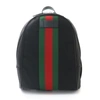GUCCI GUCCI OPHIDIA BLACK LEATHER BACKPACK BAG (PRE-OWNED)