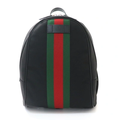 Gucci Ophidia Black Leather Backpack Bag ()