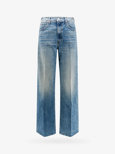 Mother The Ditcher Roller Sneak Jean In Blue
