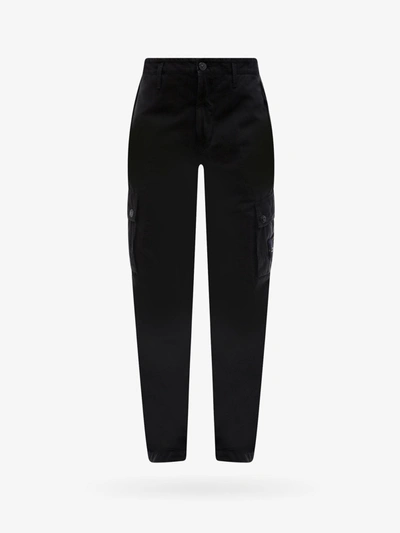 Stone Island Pantalone In Black