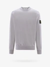 Stone Island Badge Crew Neck Sweater In Grey