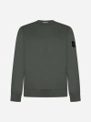 Stone Island Logo Cotton Sweatshirt In Musk