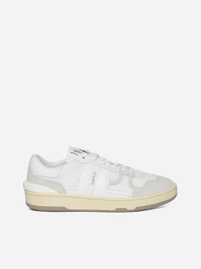 Lanvin Paris Clay Low In White,brown