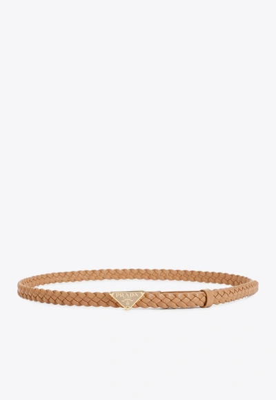 Prada Belt In Nude