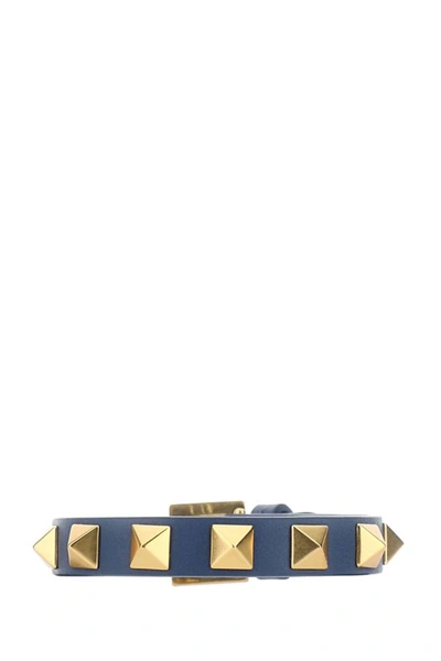 Valentino Garavani Rockstud Bracelet In Blue