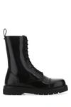 Valentino Sturdy Cap Toe High-top Boots In Black