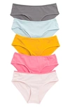 ABOUND QUINN ASSORTED 5-PACK HIPSTER PANTIES