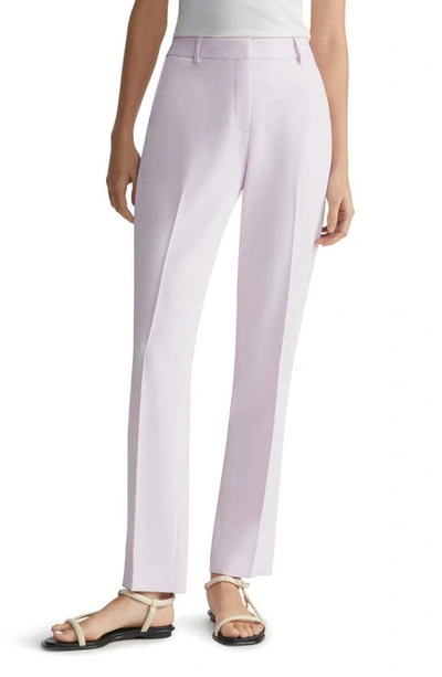 Lafayette 148 Finesse Crepe Clinton Ankle Trouser In Dried Blossom