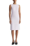 Lafayette 148 Harpson Finesse Crepe Sheath Dress In Dried Blossom
