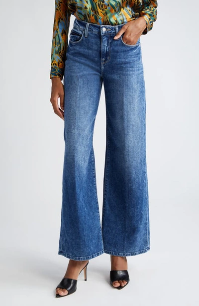 L Agence Alicent High Rise Wide Leg Jeans In Wilcox