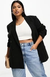 ASOS DESIGN CURVE DOUBLE BREASTED BLAZER