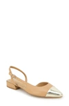 Kenneth Cole New York Cayla Leather Flat In Gold
