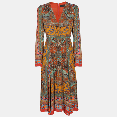 Pre-owned Etro Women's Silk Midi Dress - Multicolor - S