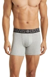 VERSACE LONG STRETCH COTTON TRUNKS