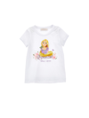 Monnalisa Rapunzel Jersey T-shirt In White