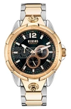 Versus Men's Runyon Multifunction Two-tone Stainless Steel Watch 44mm In Two Tone