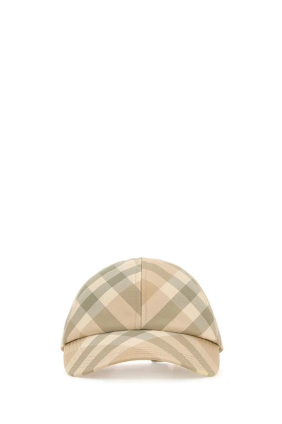 Burberry Woman Embroidered Fabric Baseball Cap In Multicolor