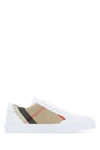 BURBERRY BURBERRY WOMAN MULTICOLOR LEATHER AND FABRIC SNEAKERS