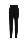 Dolce & Gabbana Green Wool Stretch Tights In Black