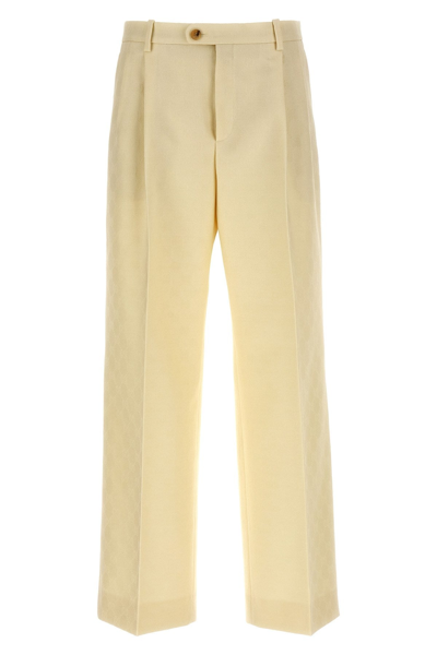 Gucci Gg Pants In White