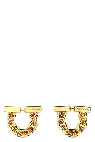 Rabanne Women 'xl Link Chain' Earrings In Gold