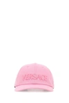 VERSACE VERSACE WOMAN PINK COTTON BASEBALL CAP