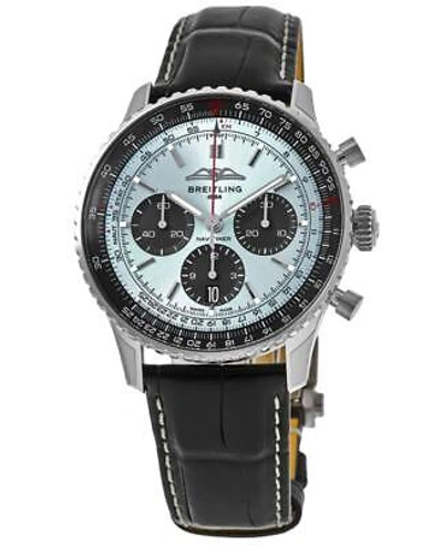 Pre-owned Breitling Navitimer B01 Chronograph 43 Ice Blue Men's Watch Ab0138241c1p1