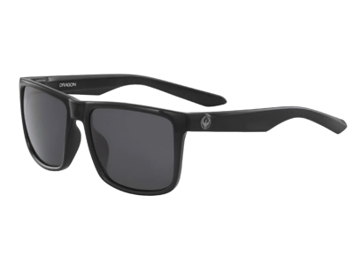 Pre-owned Dragon Meridien H2o Sunglasses - Black / Lumalens Smoke Polarized Lens In Gray