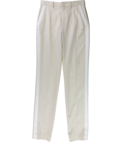Pre-owned Joseph Womens Fever Tuxedo Grain Casual Trouser Pants In White