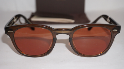 Pre-owned Oliver Peoples Sunglasses Foldable Shieldrake 1950 Ov5471su 157653 47 22 145 In True Brown Polarized