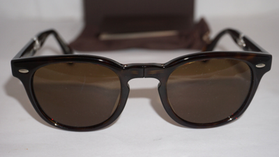 Pre-owned Oliver Peoples Sunglasses Foldable Shieldrake 1950 Ov5471su 100957 47 22 145 In True Brown Polarized