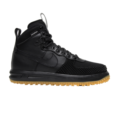 Pre-owned Nike Lunar Force 1 Duckboot Black Gum 805899-003 In Black/black-metallic Silver-anthracite